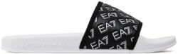 EA7 Șlapi 7X000109AF15125 F0043 white/black