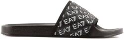 EA7 Șlapi 7X000109AF15125 MC138 full black/white