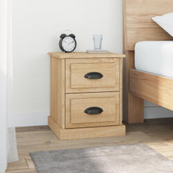 vidaXL 2 db sonoma tölgy színű szerelt fa éjjeliszekrény 39x39x47, 5 cm (816151) - valora
