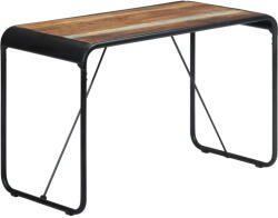 vidaXL tömör újrahasznosított fa étkezőasztal 118 x 60 x 76 cm (247864) - valora