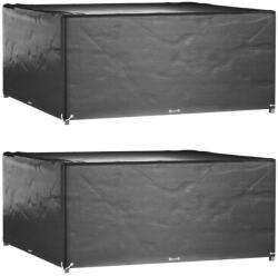 vidaXL 2 db négyzet alakú kerti bútorhuzat 16 fűzőlyukkal 250x250x90cm (3155357) - valora