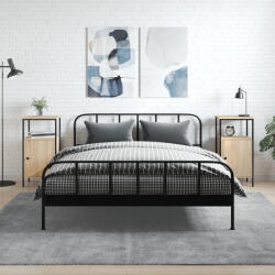 vidaXL 2 db sonoma tölgy színű szerelt fa éjjeliszekrény 41x31x80 cm (825926) - valora