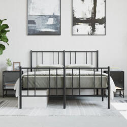 vidaXL 2 db fekete éjjeliszekrény üveg ajtóval 35 x 37 x 50 cm (836521) - valora