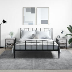 vidaXL 2 db szürke sonoma színű szerelt fa éjjeliszekrény 40x42x45 cm (825960) - valora