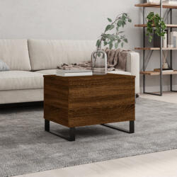 vidaXL barna tölgyszínű szerelt fa dohányzóasztal 60x44, 5x45 cm (830963)