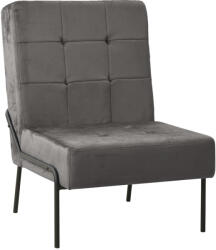 vidaXL sötétszürke bársony pihenőszék 65 x 79 x 87 cm (325771)