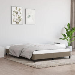 vidaXL tópszínű szövet ágykeret matrac nélkül 140 x 200 cm (346724)