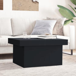 vidaXL fekete szerelt fa dohányzóasztal 100 x 55 x 40 cm (840871)