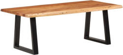 vidaXL tömör akácfa dohányzóasztal 110 x 55 x 40 cm (374951)