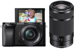 Sony Alpha 6100 + 16-50mm f/3.5-5.6 + 55-210mm f/4.5-6.3 (ILCE6100AXB.CEC) Digitális fényképezőgép