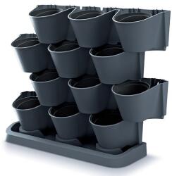 Prosperplast Cascade Garden talpas függőkert - antracit (IO2W600S-S433)