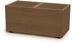 Prosperplast Madera Case Eco Wood virágláda, 80 cm - natúr (DMA800W-4665W)
