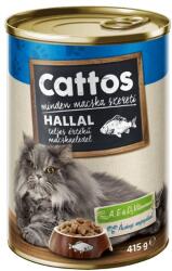 Cattos macska konzerv halas 415 g