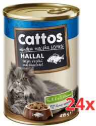 Cattos macskakonzerv halas 24x415 g