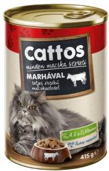 Cattos macska konzerv marhás 415 g