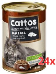 Cattos macska konzerv májas 24x415 g