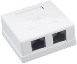 Emtex Priza FTP dubla aplicata Cat. 5e Emtex EMT-FTP5E-2P-PT, RJ45 (EMT-FTP5E-2P-PT)