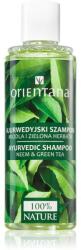 Orientana Ayurvedic Shampoo Neem & Green Tea természetes sampon hajra 210 ml