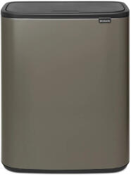Brabantia Bo Touch Bin XXL nyomófedeles szemetes - platinaszürke 60L (223068)