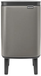 Brabantia Bo Waste Bin Hi szemetes felnyitható fedéllel, lábakkal - platinaszürke 4L (227127)