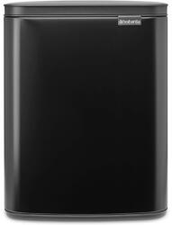 Brabantia Bo Waste Bin szemetes felnyitható fedéllel, fali/álló - matt fekete 12L (230363)