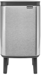Brabantia Bo Waste Bin Hi szemetes felnyitható fedéllel, lábakkal - rozsdamentes acél, selyem ujjlenyomatmentes 4L (227103)
