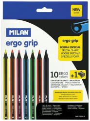 MILAN Creioane colorate Maxi Ergo MILAN 07229110, 10 culori (07229110)