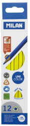 MILAN Set 12 creioane colorate unicolor Milan Galben 0722312012 (0722312012)