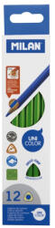 MILAN Set 12 creioane color unicolor Milan Verde 0722316112 (0722316112)