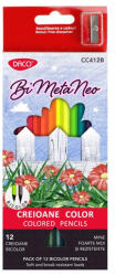 Daco Set 12 creioane colorate bicolor meta neo DACO CC412B, 24 culori (CC412B)