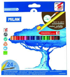 MILAN Set 24 creioane colorate Acuarela Milan 0742324 (0742324)