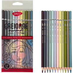 Daco Creioane colorate Morandi Daco CC412M, 12 culori (CC412M)