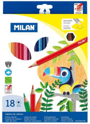 MILAN Creioane colorate hexagonale MILAN 07221118, 18 culori (07221118)