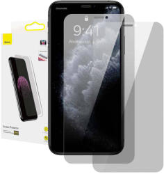 Baseus edzett üvegfólia 0, 3mm iPhone XS Max / 11 Pro Max 6.5" készülékhez (2 db) üvegfólia