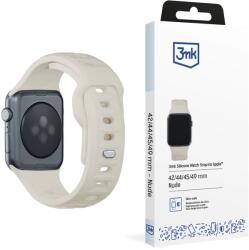 3mk Protection 3mk Szilikon óraszíj Apple Watch 42/44/45/49mm - bézs