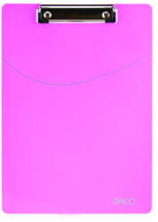 Daco Clipboard simplu A4 din plastic DACO CL12RZ, Roz (CL12RZ)