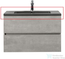 Wellis Mallorca 80 matt black quartz sand (WB00528)