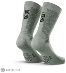 Neon 3D zokni, salvia fekete (M (41-43))
