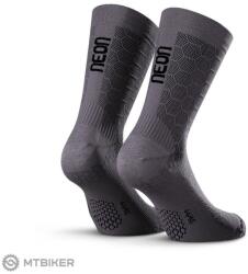 Neon 3D zokni, terra fekete (S (38-40))