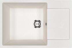 Ulgran U-602-341 Gránit Design Mosogatótálca - Csepegtetőtálcás, Tejfehér