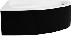 Besco RIMA 140 cm univerzális kád előlap, matt fekete OAR-140-NSC (OAR-140-NSC)