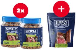 Simply from Nature Smart Bites Edzőfalatok libahússal kutyáknak 2 x 130 g + INGYEN jutalomfalat!