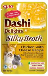 Inaba Foods Cat Dashi Delights Silky Broth Csirke és sajt 40g