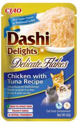 Inaba Foods Cat Dashi Delights Delicate Flakes Csirke és tonhal 40g