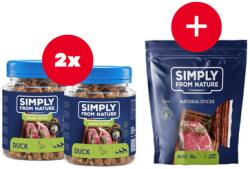 Simply from Nature Smart Bites Edzőfalatok kacsával kutyáknak 2 x 130 g + INGYEN jutalomfalat!
