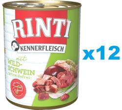 RINTI Kennerfleisch Wild boar Vaddisznó 12 x 400 g