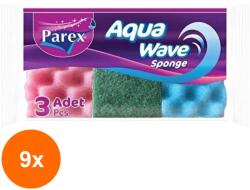 Parex Set 9 x 3 Bureti Parex, Aquawave Color (ROC-9xCOR1020605MF)