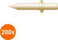 Schurmann and Hilleke Set 200 x Cui Bolt Standard 4x40-tratat termic Zincat 0.18504040S (COR-200x0.18504040S)