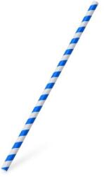 WIMEX Paie de hârtie Spiral albastru `JUMBO` Ø8mm x 25cm [100 buc]