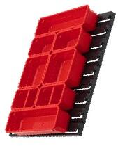 Qbrick System Műanyag boxkészlet rendezőkhöz PRO 6db